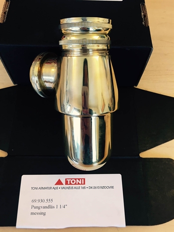 Toni Pungvandlås 1 1/4  i messing