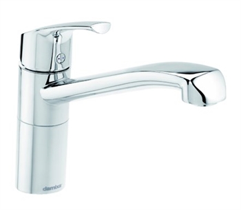 Køkkenbatteri fra Damixa model Rowan i krom 