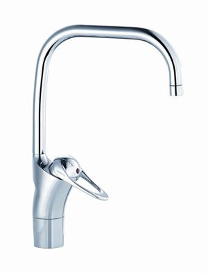 FMM køkkenarmatur Serie 9000E Forkromet med høj U-tud