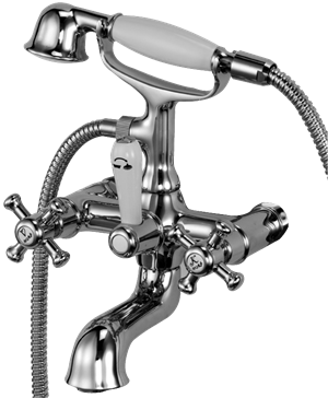 Mora Classic Kar-/Brusebatteri med håndbruser - Krom