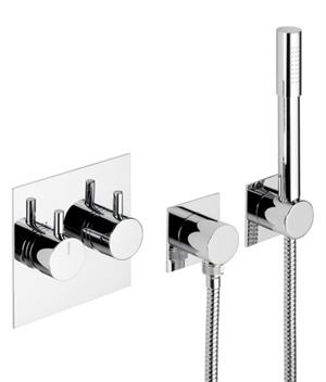 Børma A6 indbygningsarmatur til kar/brus krom 