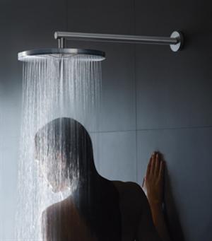  Vægmonteret Hovedbruser I Rustfrit Stål Vola