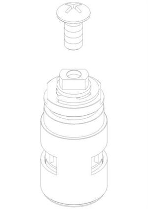 Damixa Rep.sæt keramikmodul til køkken-/håndvask