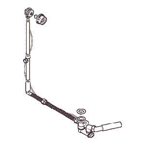 Geberit vandlås til badekar Gebrit nr. 150.505.00.1 LL