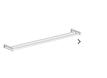 Damixa Håndklædestang 800 mm dobbelt i krom LL