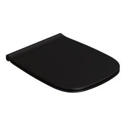 Genesis toiletsæde matsort med soft close - lavet til Lavabo Genesis toilet