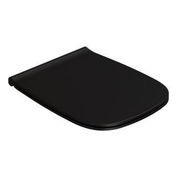 Genesis toiletsæde matsort med soft close - lavet til Lavabo Genesis toilet