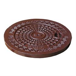 Dana Brønddæksel Mål 57,5 cm i diameter med løftegreb - til ældre karme