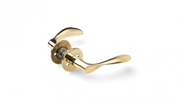 Dørgreb fra Arne Jacobsen D-Line i messing