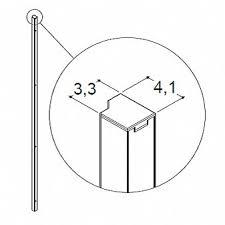 Dansani Match Anslagsliste / Vægprofil i Satin Til A,B og C