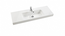 Dansani Menuet Mini porcelænsvask 101 cm i hvid model 534310003