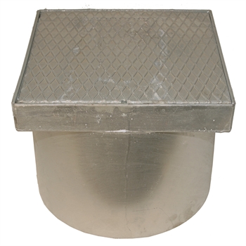 Duco 425 x 350 mm karm / dæksel, FAST, 2,5 t, galvaniseret smedejern