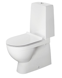 Toilet fra Duravit model Durastyle med wondergliss