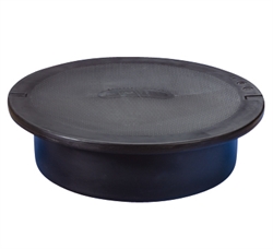 Wavin 60 cm bund / låg med gummiring til opføringsrør