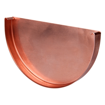 Endebund i kobber Plastmo 12"