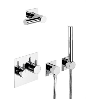 Børma A6 Indbygningsarmatur til brus i krom