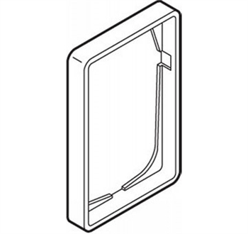 FUGA RAMME 50 1.5 MODUL HVID