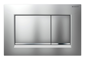 Geberit sigma30 betjeningsplade Krom/matkrom/krom