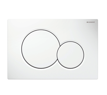 Geberit betjeningsplade Sigma01 Alpin hvid