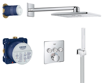 Brusesæt sampak Grohe Smartcontrol Firkantet