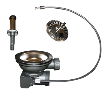 Intra Juvel komplet løft-op ventil til køkkenvask