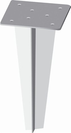 Sunny Jordspyd til Udebruser i rustfrit stål