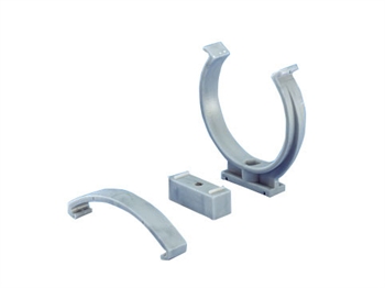 Pp Klemrørbærer Ø 110mm Grå