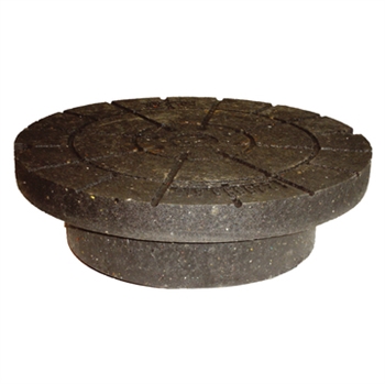 Lauridsen PVC dæksel med fals til 315 mm kegle