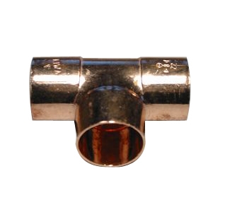 Tee 28 - 18 - 28 MM M/loddemuffer