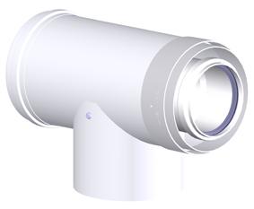 Metalbestos 80/125 MM Connext Inspektion87 Ø Med Rensedør