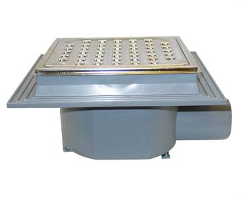 Maxiflex 50 mm afløbsskål til beton, uden studs, vandret