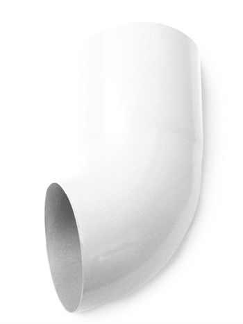 75 mm Udkaster hvid Plastmo