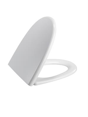 Pressalit sæde 724 i  hvid med faste beslag 