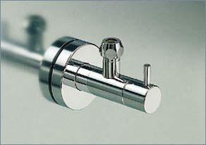 Vola 1/2" vinkelstopventil med støjdæmper 