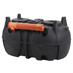 Uponor 3000 l samletank med 200 mm opføringsrør