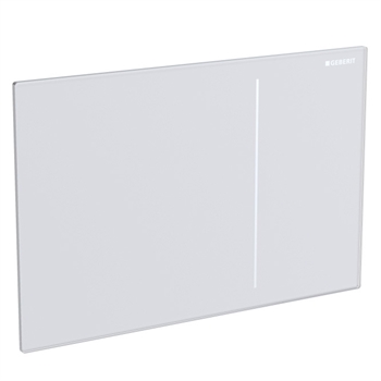 Geberit Betjeningsplade i Hvid Glas Sigma70