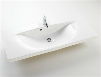 Dansani Andante porcelænsvask  104,4 cm i hvid model 536610003