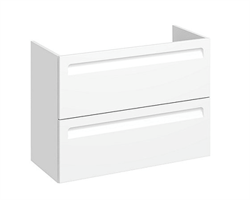 Dansani Vaskeskab 80 cm med 2 skuffer i mat hvid