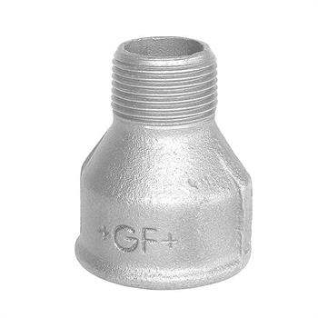 Galvaniseret Spidsmuffe 1/2"-3/8"