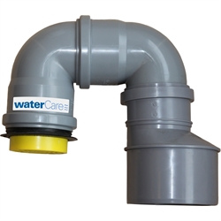WaterCare kulfilter i 75 mm bøjning med overgang til 110 mm - 223193862