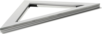 Unidrain 2501 Ramme hjørne  Højde 10 mm