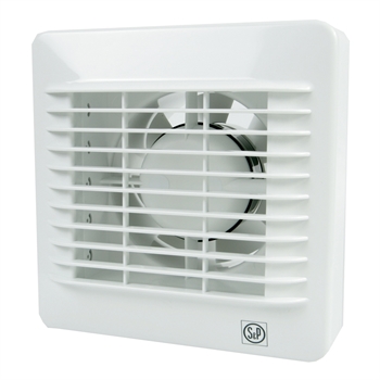 Ventilator EDM 100 HZ med hygrostat og kuglelejer