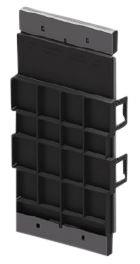 ACO gavl, lukket med galvaniseret kantprofil. V100S