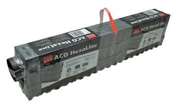 ACO HEXALINE afløbsrende garagebox, 3 meter med 