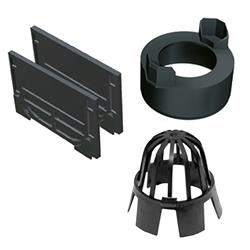 ACO HEXALINE tilbehørspakke 2 endevægge, adapter for lodret udløb og bladfang