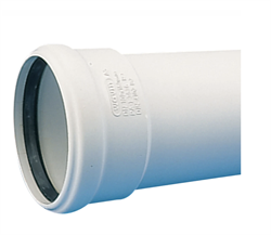  Htp Rør Med 1 Muffe Ø 32- 500mm Hvid