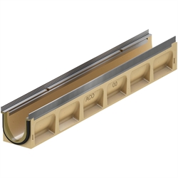 ACO V100S SEAL IN 1000 mm rende 0.0 med galv. karm, u/udløb/rist LL