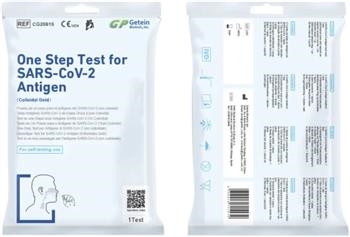 Getein Biotech Covid-19 antigentest - selvtest - Pose med 3 Stk. hjemmetest 