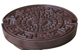 CITY-N dæksel 400/425mm, SG-jern med pakning og lås, 40 Tons