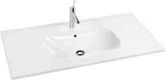 Dansani Kantate porcelænsvask  101 cm i hvid model 531910003